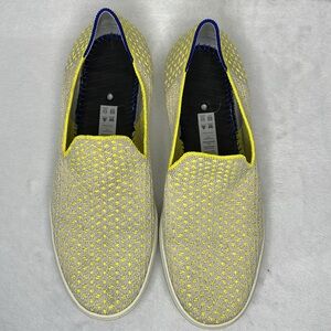 Rothy's Women’s The Original Slide On Sneakers in Sunshine Honeycomb 9